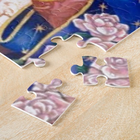Maagd Mary - Onze dame van Guadalupe Legpuzzel (Zijkant)