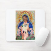 Maagd Mary - Onze dame van Guadalupe Muismat (Met muis)