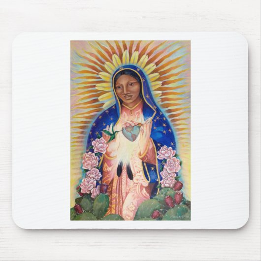 Maagd Mary - Onze dame van Guadalupe Muismat (Voorkant)