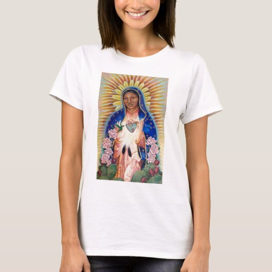 Maagd Mary - Onze dame van Guadalupe T-shirt (Voorkant)