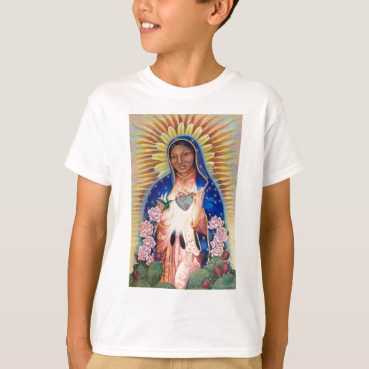 Maagd Mary - Onze dame van Guadalupe T-shirt (Voorkant)