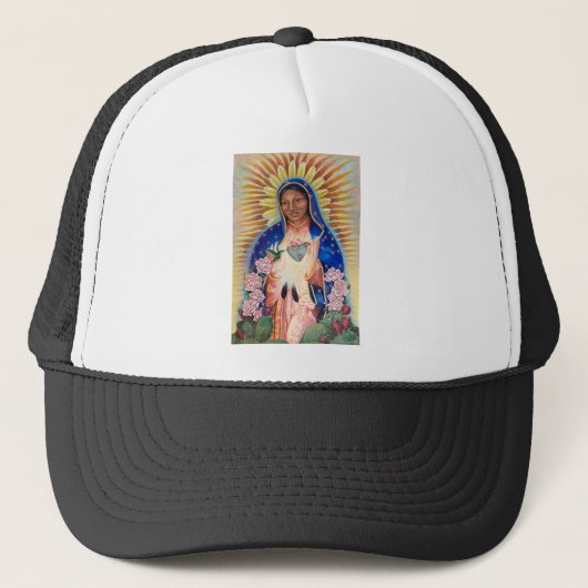 Maagd Mary - Onze dame van Guadalupe Trucker Pet (Voorkant)
