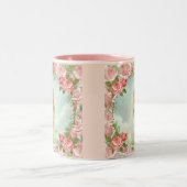 Maagd Mary Onze Vatima zonder blote voeten Tweekleurige Koffiemok (Center)