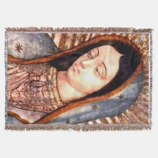 Maagd Mary Our Lady of Guadalupe Blanket Deken (Voorkant)
