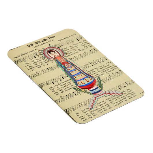  Maagd Mary Our Lady of Light Folk art Magneet (Rechterzijde)