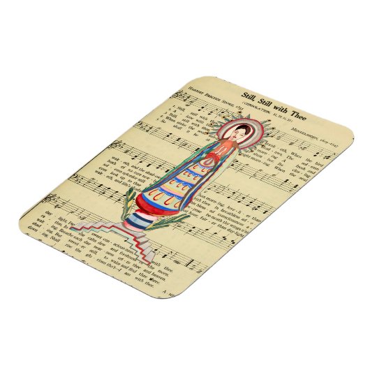  Maagd Mary Our Lady of Light Folk art Magneet (Linkerzijde)