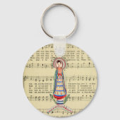  Maagd Mary Our Lady of Light Folk art Sleutelhanger (Voorkant)