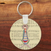  Maagd Mary Our Lady of Light Folk art Sleutelhanger (Achterkant)