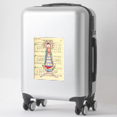 Maagd Mary Our Lady of Light Folk art Sticker (Koffer)