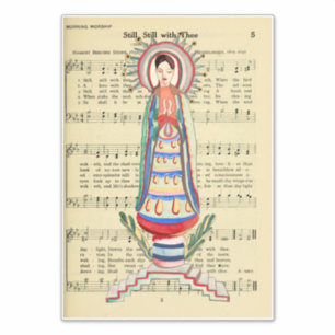 Maagd Mary Our Lady of Light Folk art Sticker