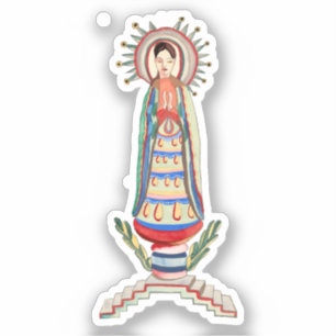  Maagd Mary Our Lady of Light Folk art Sticker