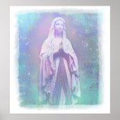 Maagd Mary Poster zonder blozen (Voorkant)