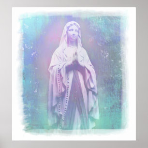 Maagd Mary Poster zonder blozen