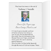 Maagd Mary Rozen katholiek condoleances Dankuwel (Binnen (Links))