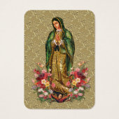 Maagd Mary Salve Reina, Spaans gebed Heilige Kaart (Voorkant)