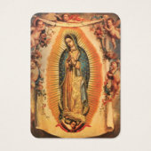 Maagd Mary Salve Reina, Spaans gebed Heilige Kaart (Voorkant)
