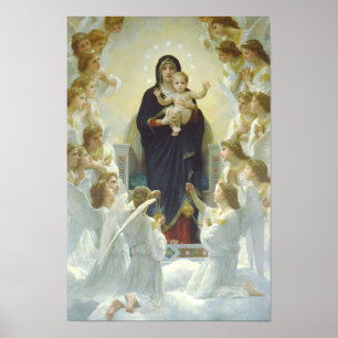 Maagd Mary van de Angels & Baby Jesus Our Lady Poster