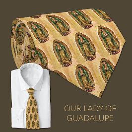 Maagd Mary van Guadalupe Mexico Spaans Stropdas