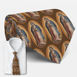 Maagd Mary van Guadalupe Mexico Spaans Stropdas