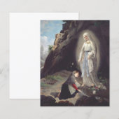 Maagd Mary van Lourdes (Voorkant / Achterkant)