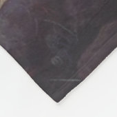 Maagd Mary van Lourdes Fleece Deken (Hoek)