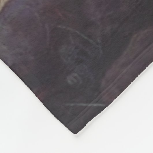 Maagd Mary van Lourdes Fleece Deken (Hoek)