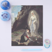 Maagd Mary van Lourdes Flyer (Enkel)