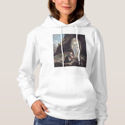 Maagd Mary van Lourdes Hoodie (Voorkant)