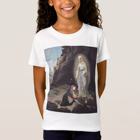 Maagd Mary van Lourdes T-shirt (Voorkant)