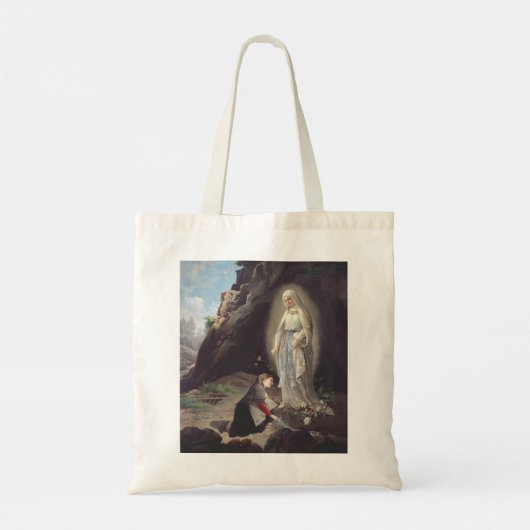 Maagd Mary van Lourdes Tote Bag (Achterkant)