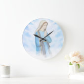 Maagd Mary Wall Clock zonder blote maagd Grote Klok (Huis)