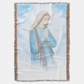 Maagd Mary zonder blote maagd Blanket Deken (Voorkant Verticaal)