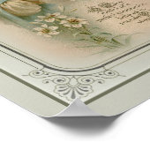 Maagd Mary zonder blote ogen die de eucharist bew Poster (Hoek)