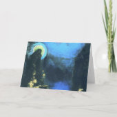 Maagd met Corona door Odilon Redon 1898 Kaart (Voorkant)