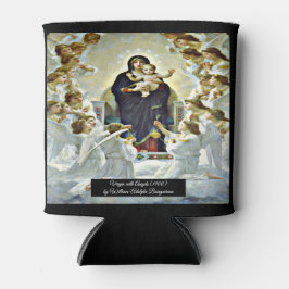 Maagd met Engelen Bouguereau Blikjeskoeler