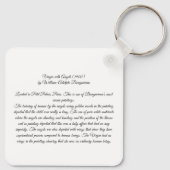 Maagd met Engelen Bouguereau Sleutelhanger (Achterkant)