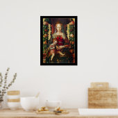 MAAGD MET KIND bijzonder 2 Poster (Keuken)