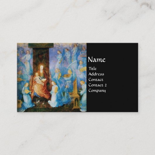 MAAGD MET KIND - CONCERT VAN BLUE ANGELS Pearl Visitekaartje (Voorkant)