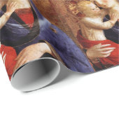 MAAGD MET KIND Kerstmis Cadeaupapier (Rol Hoek)