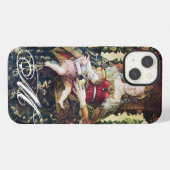 MAAGD MET KIND Monogram iPhone Hoesje (Achterkant horizontaal)