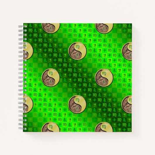 Maagd & Metaal Geit Spiraal Notebook Notitieboek (Voorkant)