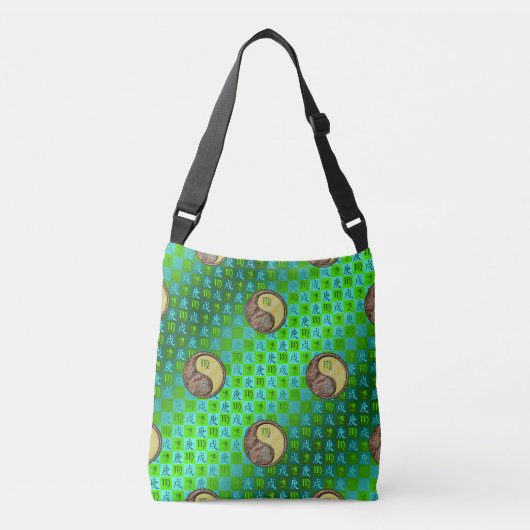 Maagd & Metaal Hond Crossbody Tas (Voorkant)