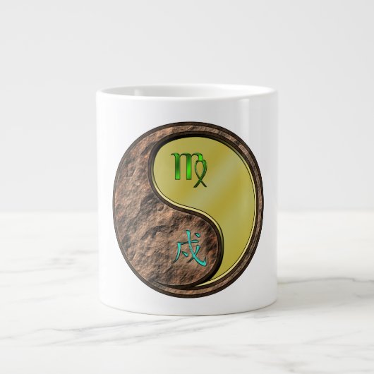 Maagd & Metaal Hond Grote Koffiekop (Voorkant)