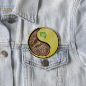 Maagd & Metaal Konijn Ronde Button 7,6 Cm (In situ)