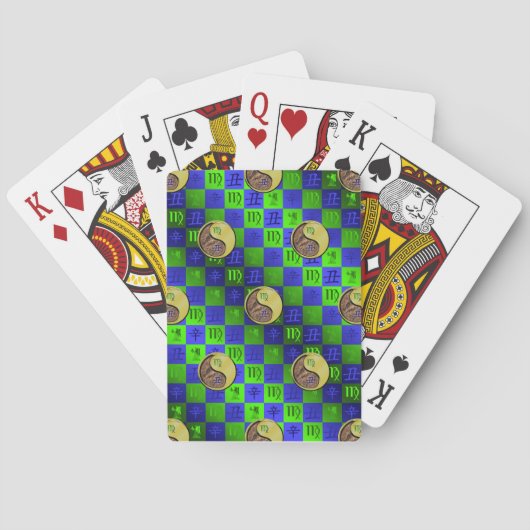 Maagd & Metaal Os Pokerkaarten (Achterkant)