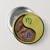 Maagd & Metaal Os Ronde Button 7,6 Cm (Voorkant /achterkant)