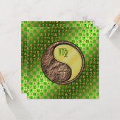 Maagd & Metaal Rat Kaart (Voorkant / Achterkant in situ)