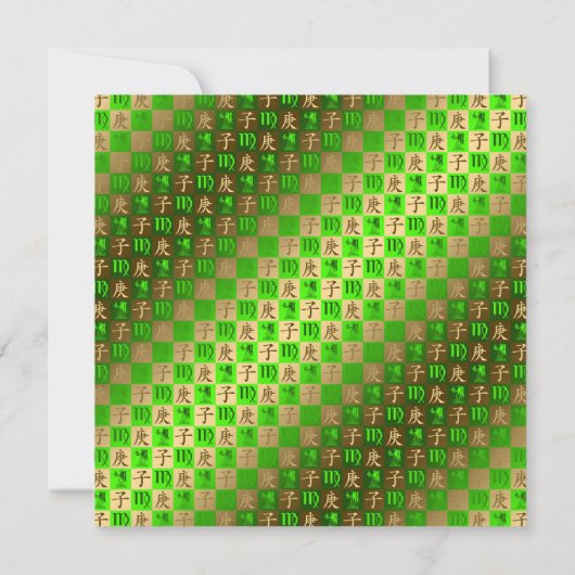 Maagd & Metaal Rat Kaart (Achterkant)