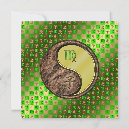 Maagd & Metaal Rat Kaart (Voorkant)