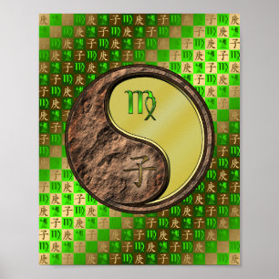 Maagd & Metaal Rat Poster